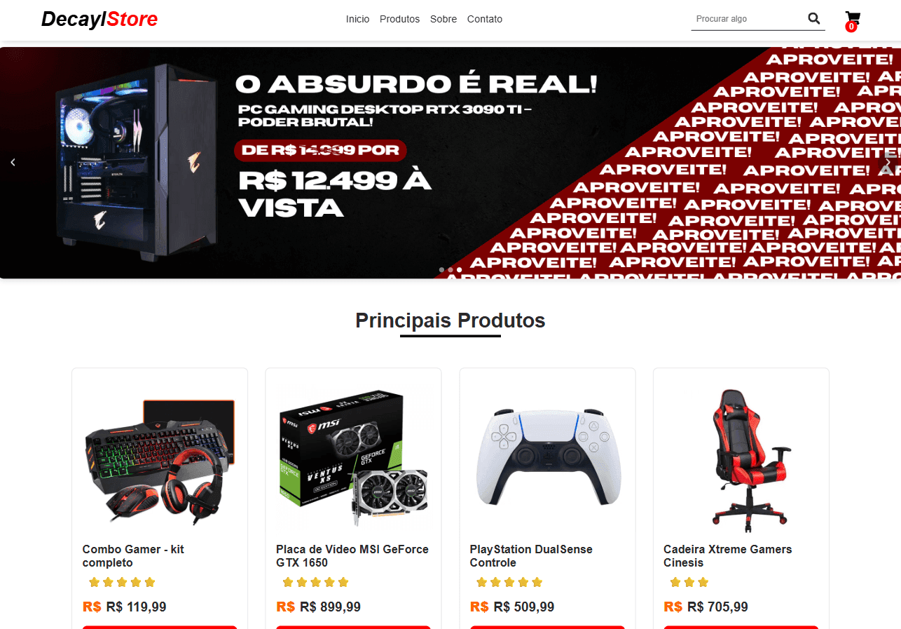 Decayls Store • E-commerce Tech